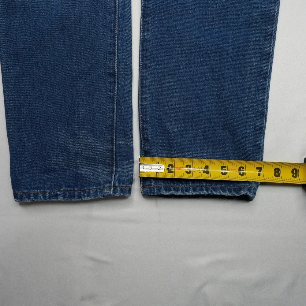 Levi's 501‎ Men's Fit 33x27.5 Jeans Button Fly Original Fit Straight Leg Blue